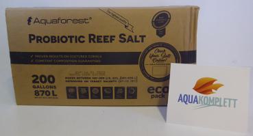 Aquaforest Probiotic Reef Salt Box 25 Kg Reef Salz